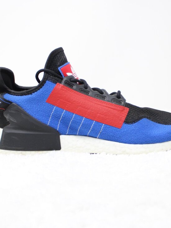 Adidas Shoes Mens 13 NMD_R1 V2 “Logo Patch” Team Power Black/Blue/Red/White main image 6